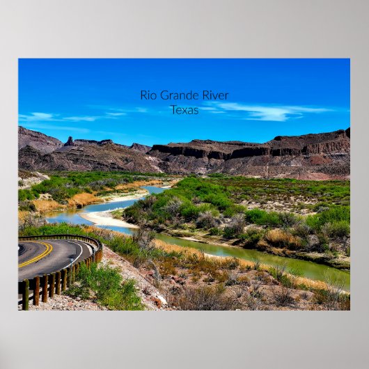 Poster Rio Grande River, Texas (Devant)