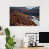 Poster Rio Grande Traversant Le Désert Du Chihuahuan (Bureau à domicile)