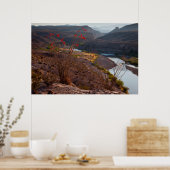 Poster Rio Grande Traversant Le Désert Du Chihuahuan (Cuisine)
