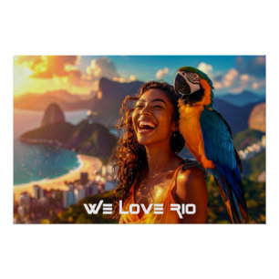 POSTER RIO - ON AIME RIO -