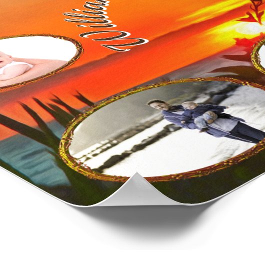 Poster Rio Pitillal Family Photo Collage 2009 Art Print (Coin)