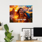 POSTER RIO - RIO DE JANEIRO (Bureau à domicile)