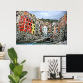 Poster Riomaggiore, Italie (Bureau à domicile)