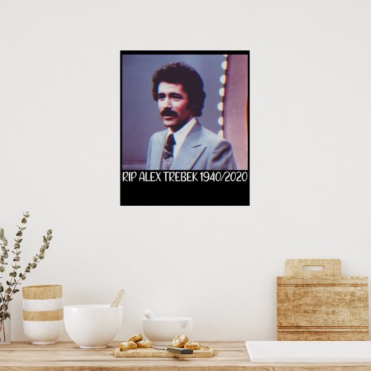 Poster rip alex trebek (Cuisine)