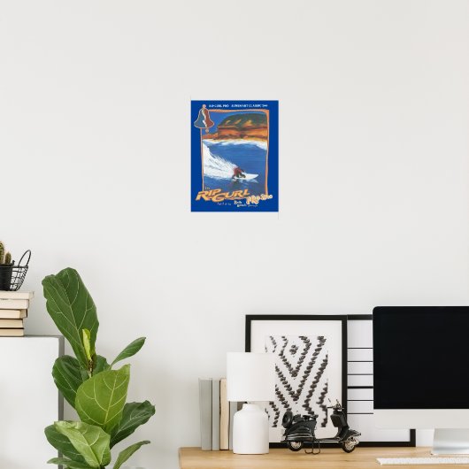 Poster Ripcurl Pro 2000, Concours de Surf (Bureau à domicile)