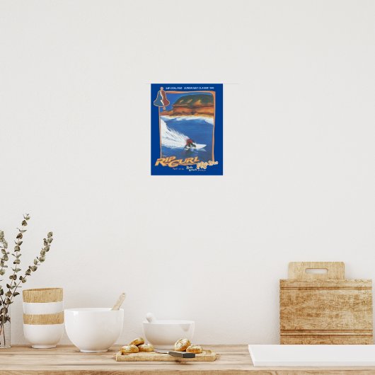 Poster Ripcurl Pro 2000, Concours de Surf (Cuisine)