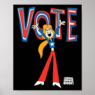 Poster Ripple Junction X Schoolhouse Rock Vote Pour Sarah