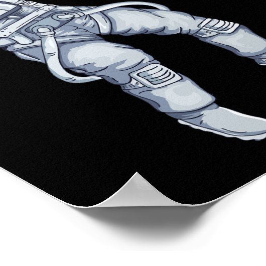 Poster Ripple XRP Cryptodevise -Astronaute de Crypto (Coin)