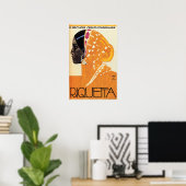 Poster RIQUETTA CHOCOLATES 1926 Ludwig Hohlwein Advert (Bureau à domicile)