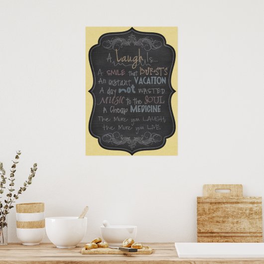 Poster rire (Cuisine)