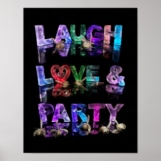 Poster Rire Amour & Fête