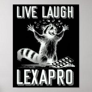 Poster Rire en direct Lexapro Sensibilisation à la santé