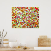 Poster Rire l'impression (Cuisine)