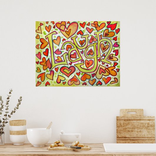 Poster Rire l'impression (Cuisine)