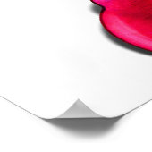 Poster Rire Skeleton Woman dans Red Bonnet (Coin)