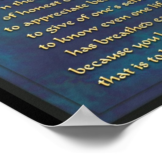 Poster Rire souvent... (Coin)