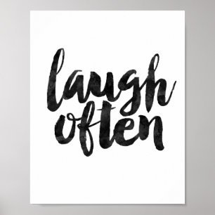 Poster Rire Souvent