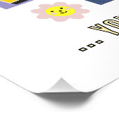 Poster Rire Souvent - Typographie Positive Citation Desig (Coin)