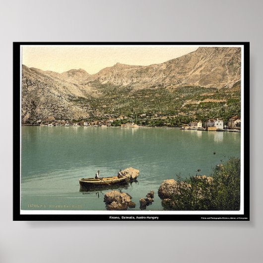 Poster Risano, Dalmatie, Austro-Hongrie (Devant)