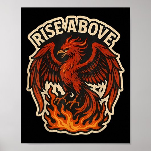 Poster Rise Above Pcute Ss Cute Ssnix Rising From Ashes F (Devant)