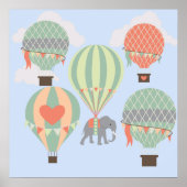 Poster Rising de ballon (Devant)