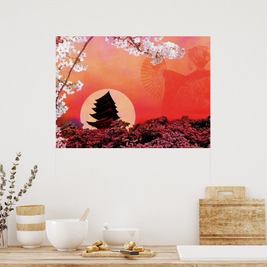 POSTER RISING SUN (Cuisine)