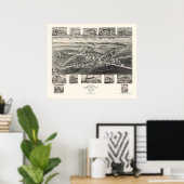 Poster Rising Sun, MD Panoramic Map - 1907 (Bureau à domicile)