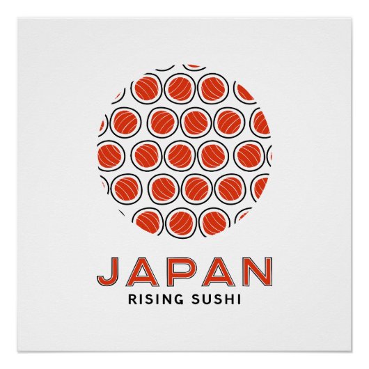 Poster Rising Sushi (Devant)