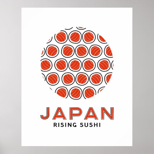 Poster Rising Sushi (Devant)