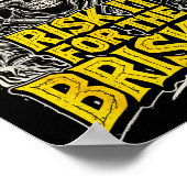 Poster Risk It For The Brisket Funny Bbq Lovers Grill Smo (Coin)