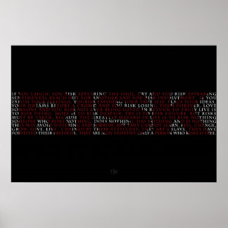 Poster Risque