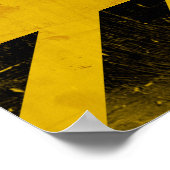 Poster Risque de rayonnement (Coin)