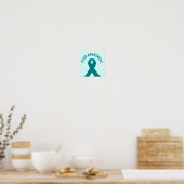 Poster Risque Turquoise de sensibilisation au SSPT (Cuisine)