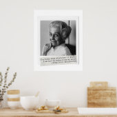 Poster Rita Levi-Montalcini cite les femmes dans la scien (Cuisine)