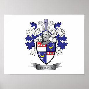 Poster Ritchie Family Crest Coat of Arms