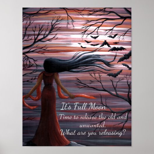 Poster Rituel de la pleine lune (Devant)