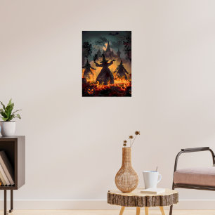 Poster Rituel de l'Heure Sorcière – Danse de Feu des Troi