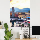 Poster Riva del Garda Italie (Bureau à domicile)