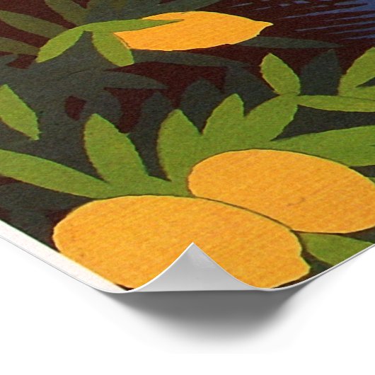 Poster Riva Torbole, Lac de Garde (Coin)