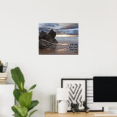 Poster Rivage de coucher de soleil serein (Bureau à domicile)