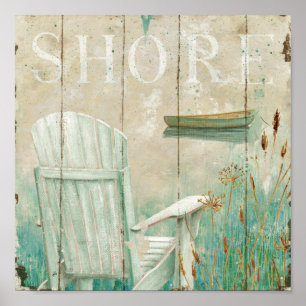 Poster Rivage paisible