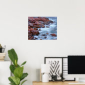 Poster Rivage rocheux avec de l'eau, Canada (Bureau à domicile)