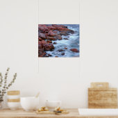 Poster Rivage rocheux avec de l'eau, Canada (Cuisine)