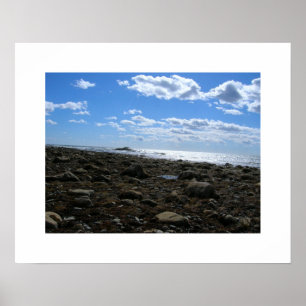 Poster Rivages Rocheux