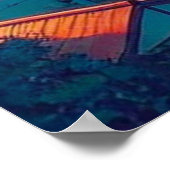 Poster Rivages sereins du Fuji (Coin)