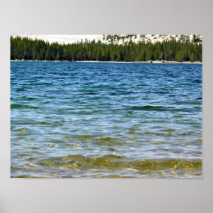 Poster Rive du lac Tenaya, Yosemite, CA