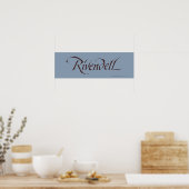 Poster Rivendell Name Solid (Cuisine)