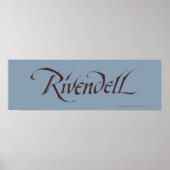 Poster Rivendell Name Solid (Devant)