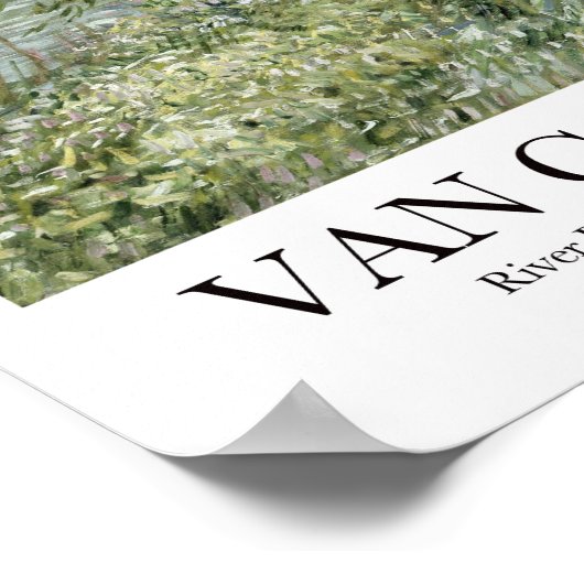 Poster River Bank in Springtime par Vincent van Gogh (Coin)