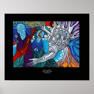 Poster River Shaman par Gregory Gallo